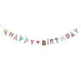 thumbnail image 1 of OFFIGAM Happy Birthday Bunting: Multi-Color, and Reusable, Perfect for Party Decoration, 1Pc, 1 of 7