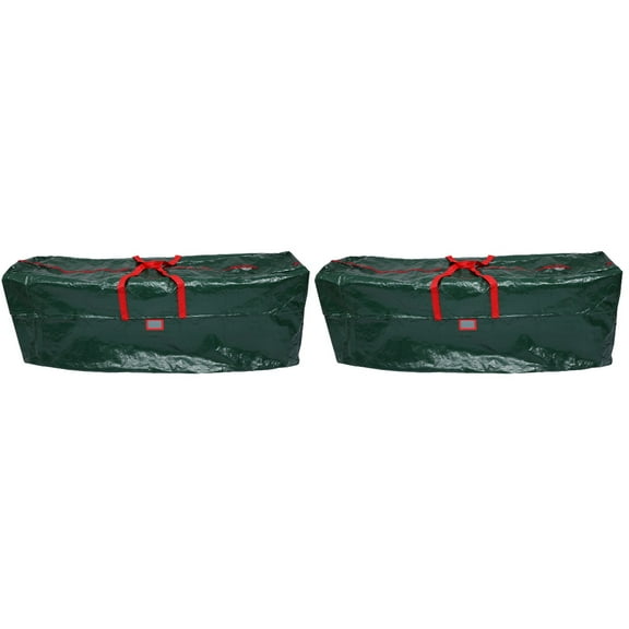 Liukekj 2-Pack Christmas Tree Storage Bags, Outdoor Furniture Storage Pouches for Holiday Decoration
