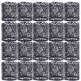thumbnail image 1 of Liukekj 20Pcs Wraps Flameless Tea Light Paper Holder LED Tealight Decoration for Home Shower Wedding Party Supplies, 1 of 10