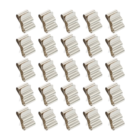 OFFIGAM 20Pcs Metal Cable Clips for Solar Panel Frame Wire Fastening, Wire Management Accessories