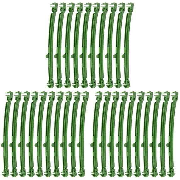 Liukekj 30-Pack Plastic Plant Climbing Supports for Garden Vines, Flowers, Vegetables Climb Racks and Trellises