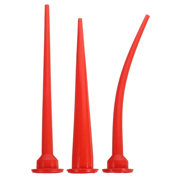 Liukekj 3-Piece Caulking Tip Set with Extension Nozzles for Precise Caulk Application and Easy Accessory Use