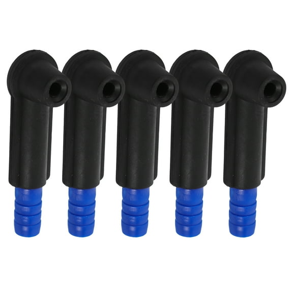 Liukekj 5pcs Brake Oil Changer Connector Brake Bleeder Tool Brake Fluid Bleeder Adapter Brake Bleeding Tool Brake Fluid Connector Brake Tube Adapter Fittings
