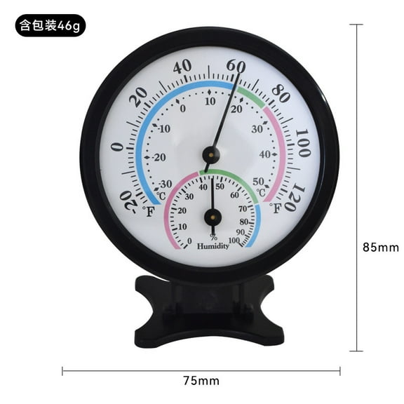 Liukekj Mini Temperature And Humidity Monitor High Precision Analog Thermometer Hygrometer Mini Thermometer Meter For Indoor And Outdoor