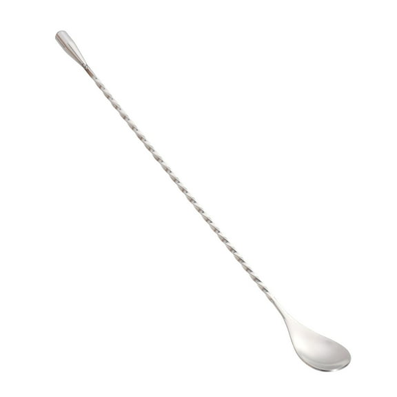 Liukekj Stainless Steel Bartender Spoon Cocktail Spoon Spiral Design Mixing Spoon Long Bar Spoon Cocktail Stirrer for Tall Cups Cocktail Shaker Pitcher 31cm