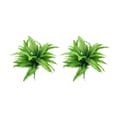 thumbnail image 1 of Liulin 2Pcs Artificial Ferns for Outdoors, Artificial Boston Fern Bush, Realistic Fake Ferns for Home Garden Porch Patio Office Decor, Faux Ferns for Outdoor Planter, Ferns Artificial Plants, 16.9", 1 of 4
