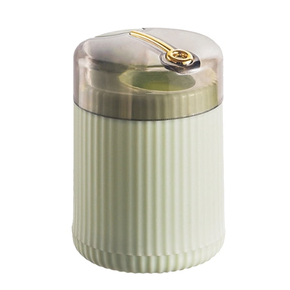 Liulin Automatic Toothpick Dispenser, Luxury Push-Button Portable Toothpick Holder, Pop-Up Toothpick Jar for Kitchen, Restaurant and Outdoor Use, Household Toothpicks Container, Light Green
