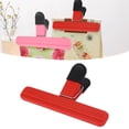 thumbnail image 1 of Liulin Chip Bag Clips, Plastic Food Clips with Heavy Duty Tight Seal Grip, Large Bag Clips for Food Storage, Snack Clips for Chips and Other Food Bags, Kitchen Clips, 6.1", Red, 1 of 9
