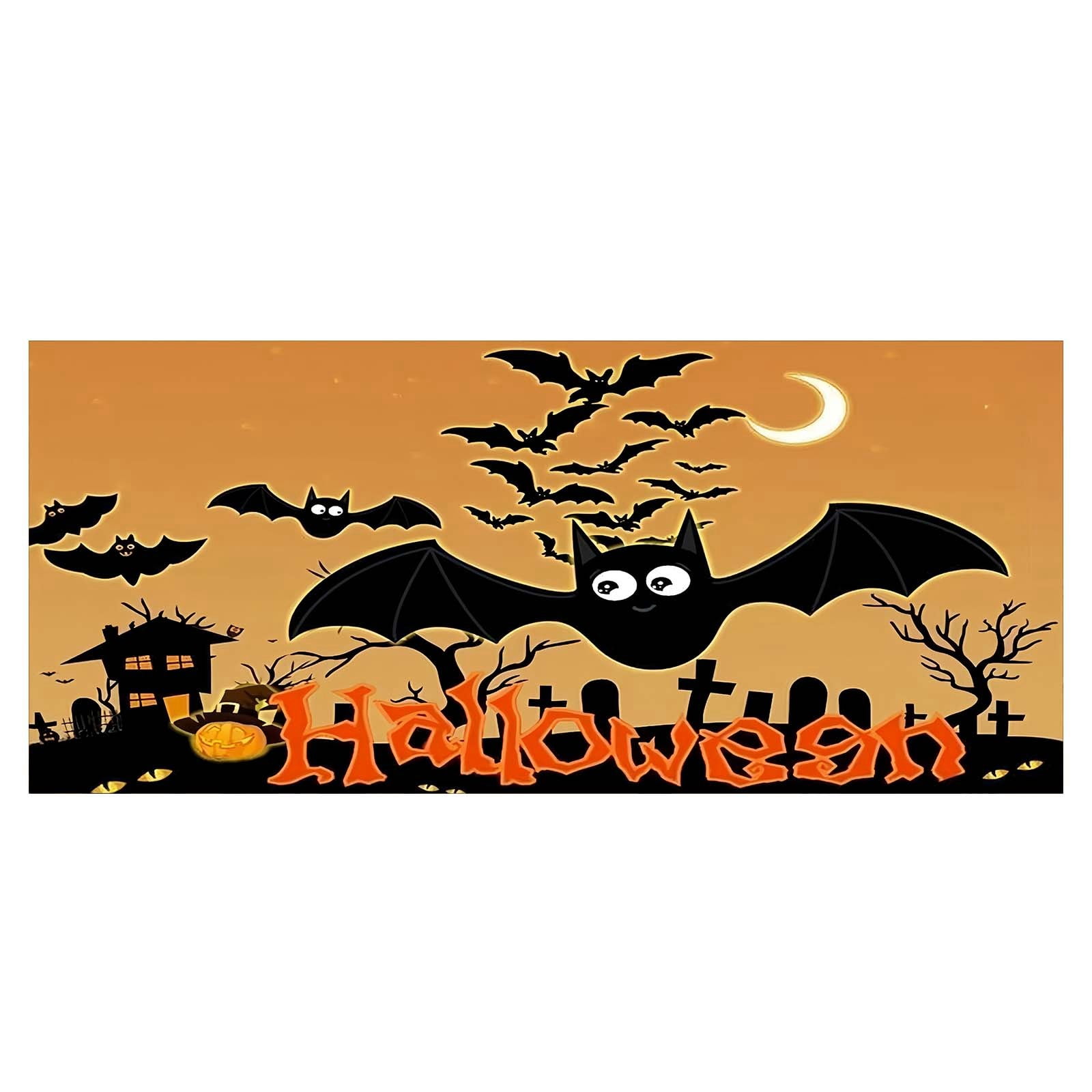 Liushuuuu Theme Fabric Logo Poster Banner Background Hanging Pumpkin ...