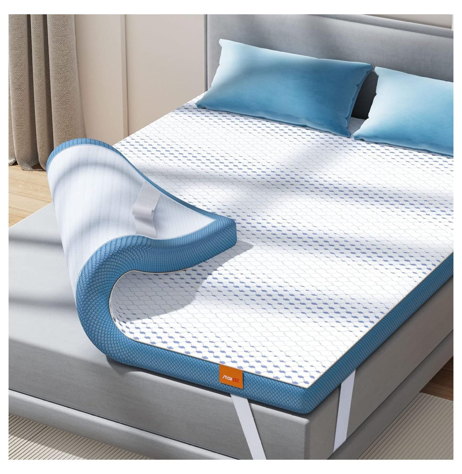 Liuyao 3 Inch Mattress Topper Full Size Memory Foam Gel Infused Toppers