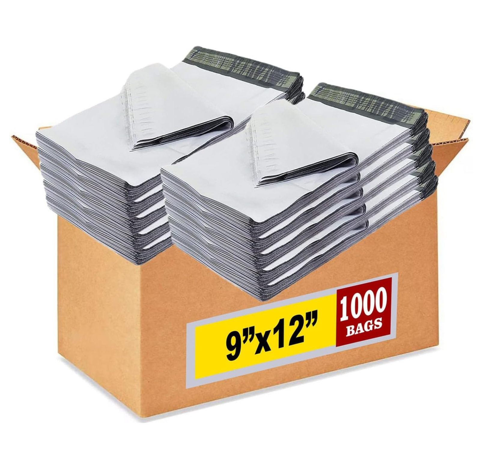 Liuyao 9x12 Inches White Mailers, 1000Pack Size 3 White Color Mailing