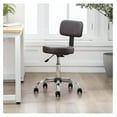 Liuyao Adjustable Work/Office Stool with Wheels, Garage Shop Stools