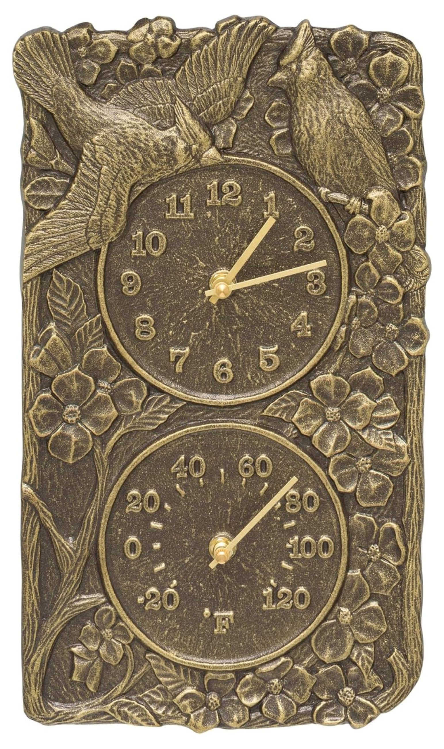 Liuyao Products 1949 Cardinal Combo Clock and Thermometer, French ...