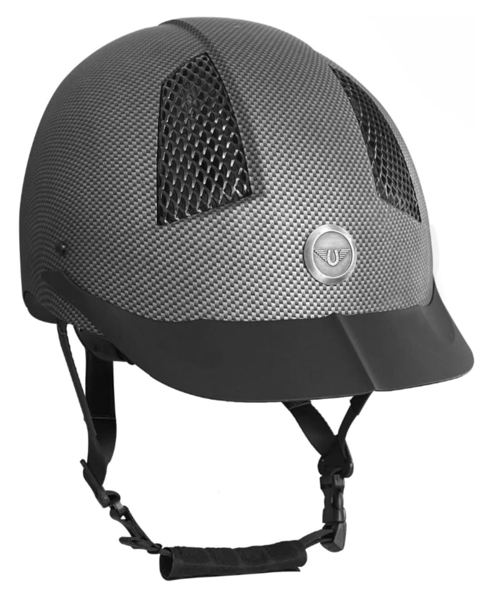 Liuyao Starter Carbon Fiber Print Equestrian Horse Riding Helmet