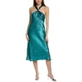 thumbnail image 1 of Liv Foster Womens Foil Chiffon Halter Cocktail And Party Dress, 1 of 3