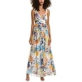 thumbnail image 1 of Liv Foster womens  Chiffon Gown, 6, White, 1 of 3