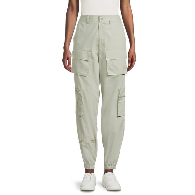 Liv & Lottie Juniors Cargo Pants with Zippers, Sizes S-XL