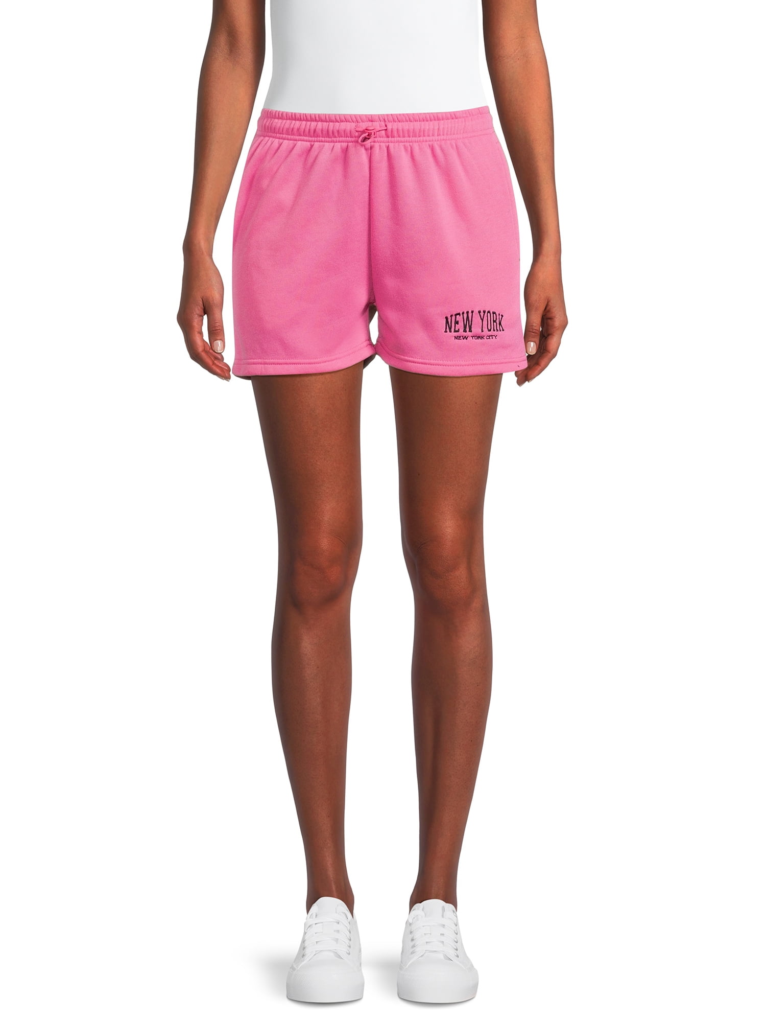 Liv & Lottie Juniors Embroidered Fleece Shorts with Pockets