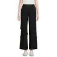 thumbnail image 1 of Liv & Lottie Juniors’ High-Rise Cargo Pants, 30” Inseam, 1 of 5