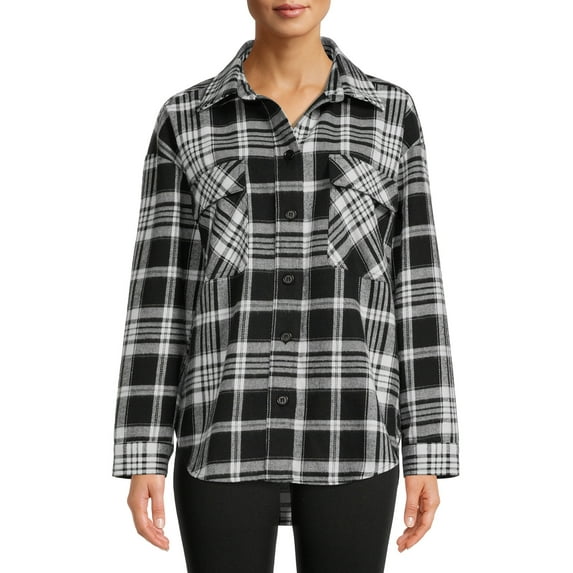 Liv & Lottie Juniors' Plaid Shacket