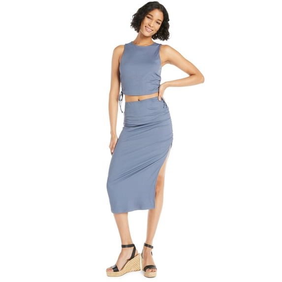 Liv & Lottie Juniors Top and Midi Skirt Outfit Set, 2-Piece, Sizes S-XL