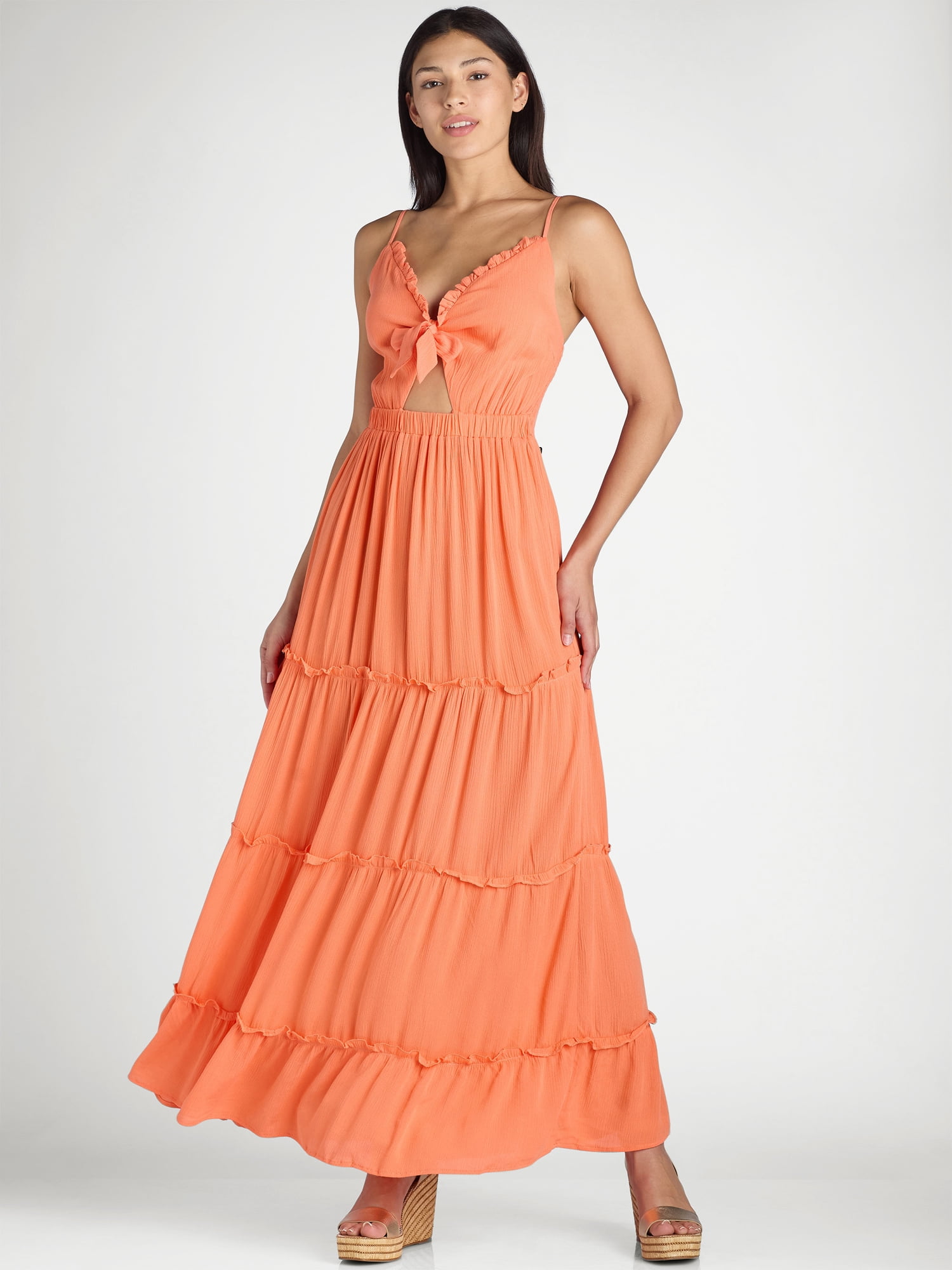 long sleeve maxi dress bump friendly Alejandra