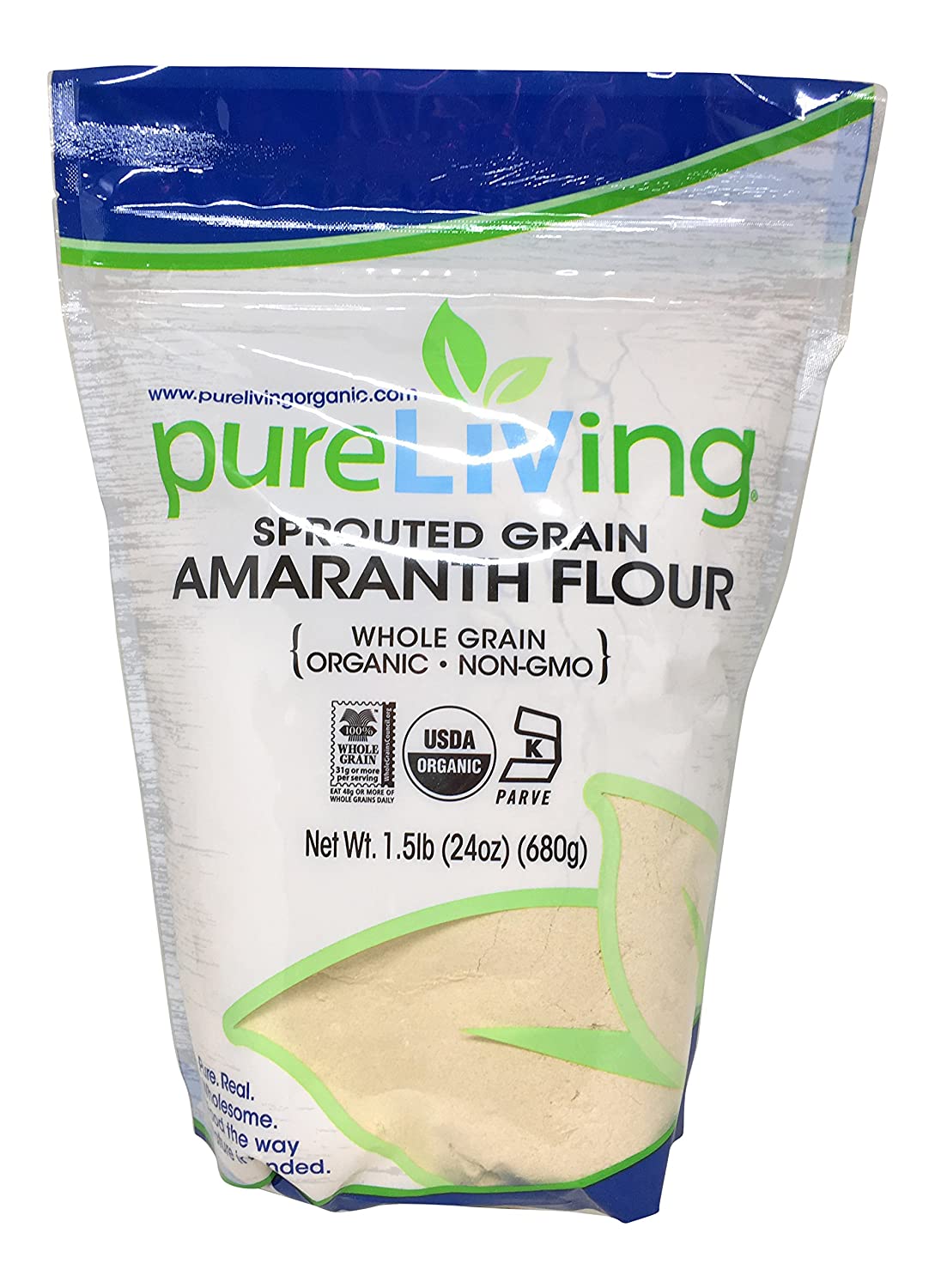 Liv Organic Sprouted Amaranth Flour 24 oz