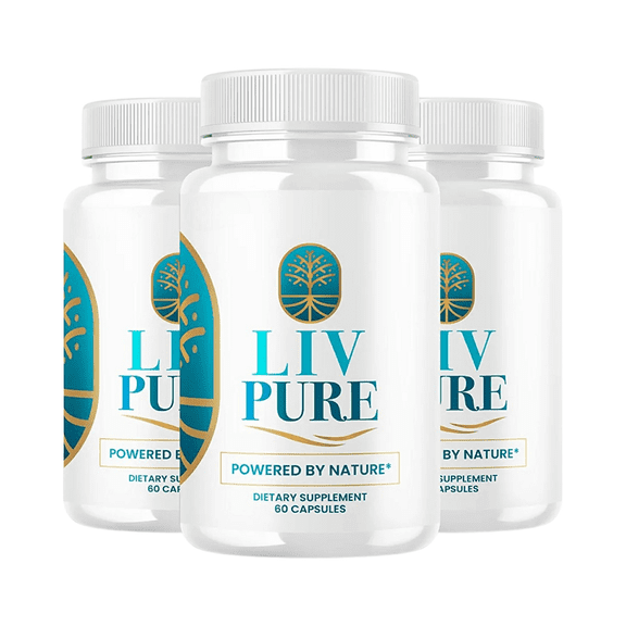 Liv Pure Liver Detox Cleanse Weight Loss Pills, 180 Capsules, 3 Pack