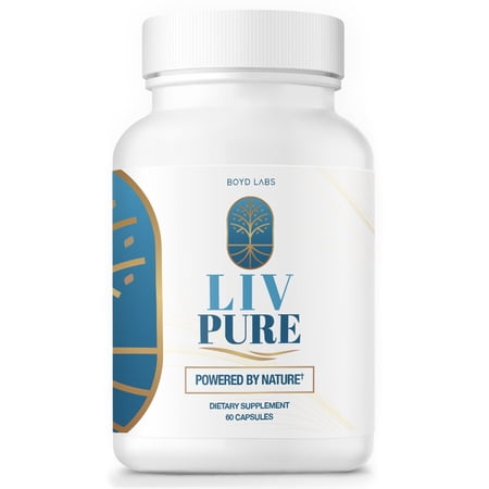 Liv Pure Natural Liver Support Supplement and Weight Loss Pills Powered By Nature (60 Capsules)