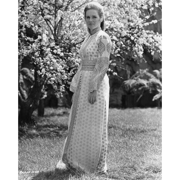 Liv Ullman beautiful full length portrait outdoors 1970's 24x36 inch poster