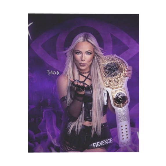 Liv morgan Poster, Canvas Decorative Poster, Wall Hanging Painting for Bedroom Living Room Dorm