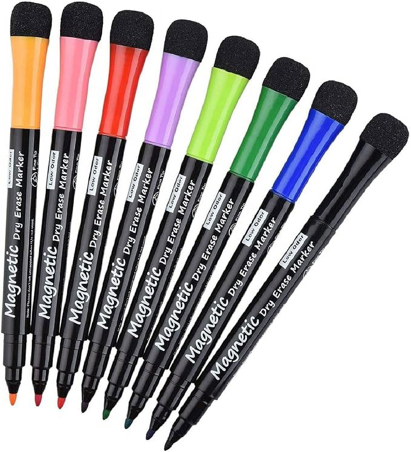 Expo Low Odor Dry Erase Markers, Fine Tip, Assorted, 5 Count