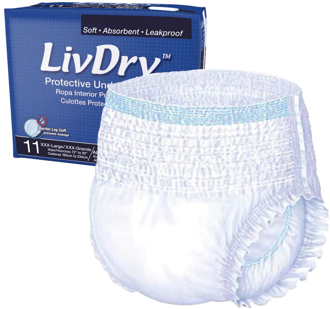 Attends Adult Incontinence Brief XL Heavy Absorbency Contoured, DDA40,  Heavy to Severe, 20 Ct 