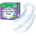 thumbnail image 1 of LivDry Female Incontinence Ultra Thin Pads | Leak Protection + Odor Control (Moderate, 16-Pack), 1 of 9