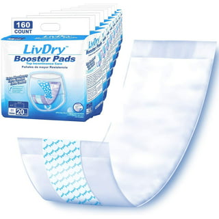 https://i5.walmartimages.com/seo/LivDry-Unisex-Incontinence-Booster-Pads-Extra-Absorbent-Passthrough-Pad-Regular-Length-160-Pack_e9806de6-958f-461c-8b6f-c4c2a44fcde9_1.70245def076fb7c192013c2d320edfc1.jpeg?odnHeight=320&odnWidth=320&odnBg=FFFFFF