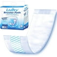 thumbnail image 1 of LivDry Unisex Incontinence Booster Pads | Extra Absorbent Passthrough Pad | Regular Length (20-Pack), 1 of 7