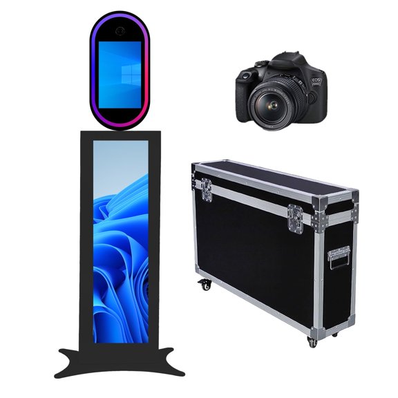 LivFiv 13.3inch Touch Screen Mirror Magic Selfie Photobooth Machine for Birthday Party Wedding