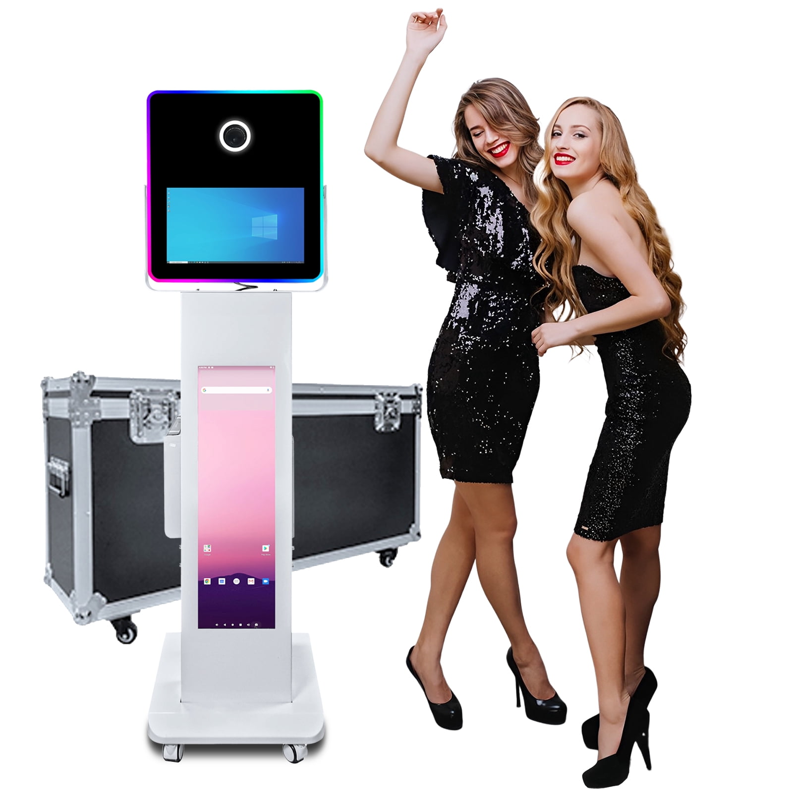 LivFiv 15.6inch DSLR Photo Booth Selfie Machine with LCD Touch Screen ...