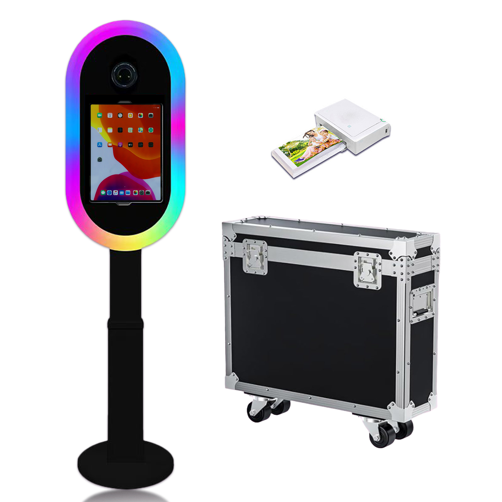 LivFiv Portable Ipad Selfie Photo Booth Machine for iPad(10.2-13 ...