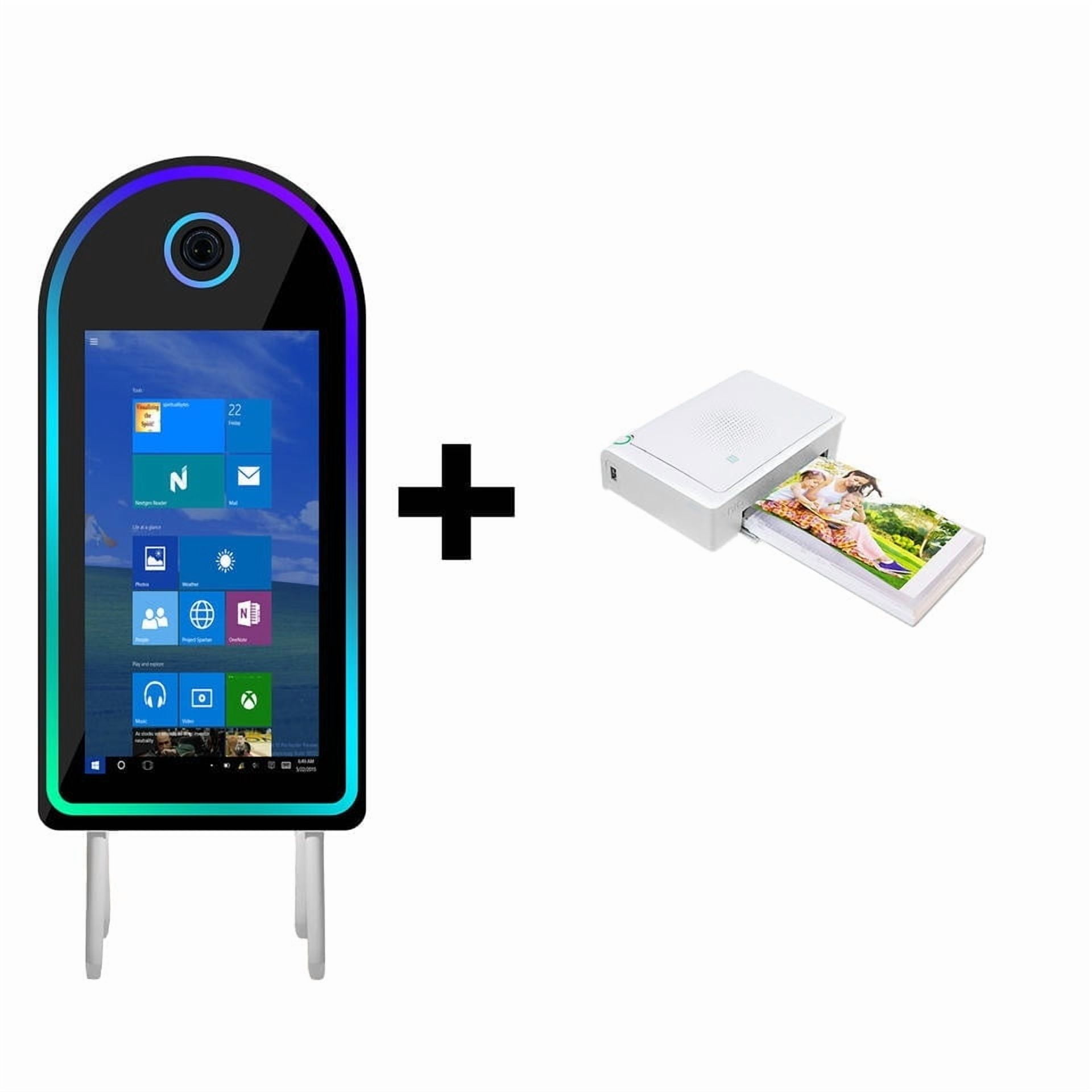 LivFiv Portable Magic Mirror Selfie Photo Booth 32 inch Touch Screen for Party Events Wedding