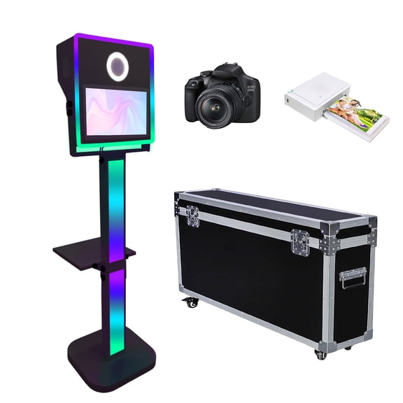 LivFiv Portable Selfie Mirror Photobooth Machine 15.6in Touch Screen for Birthday Events Party