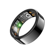 LivUp Smart Ring, Black, Size 10