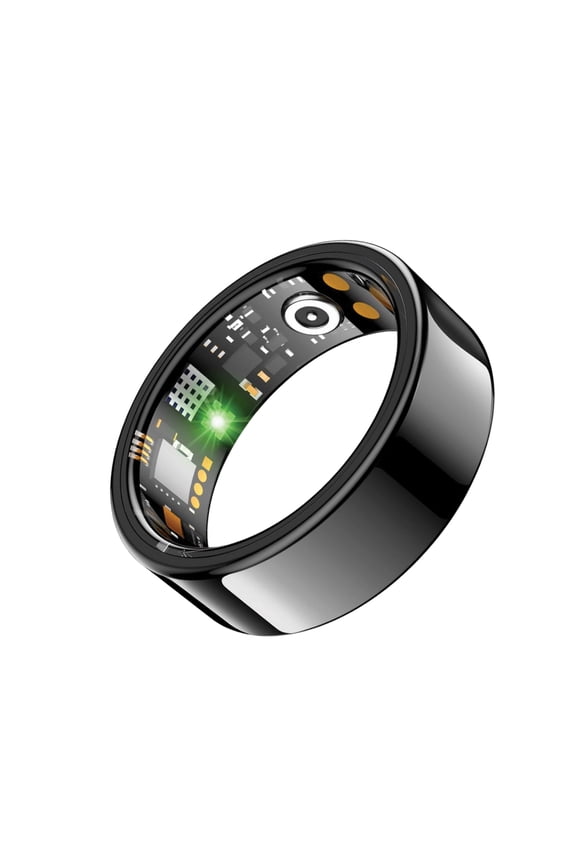 Smart Ring, Black, Size 9