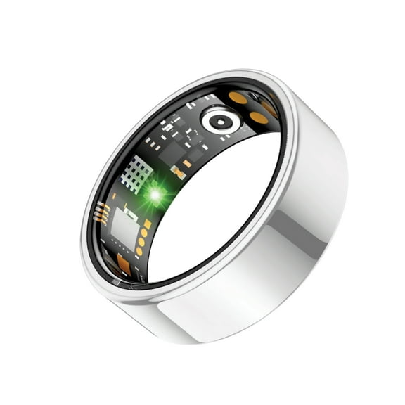 LivUp Smart Ring, Silver, Size 7