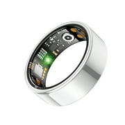 LivUp Smart Ring, Silver, Size 8