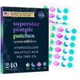 thumbnail image 1 of LivaClean 240 CT Holographic Cute Acne Patches - Space Edition w/Salicylic Acid & Tea Tree Oil for Face - Hydrocolloid Star Pimple Patches, 1 of 3