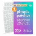 thumbnail image 1 of LivaClean 330 CT Pimple Patches for Face w/Salicylic Acid, Tea Tree Oil & Calendula Oil - Four Sizes - Pimple Patch, Hydrocolloid Patch, Acne Patches for Face, 1 of 6