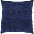 thumbnail image 1 of Livabliss  22 x 22 in. Merdo Hand Woven Pillow Kit - Navy, 1 of 4