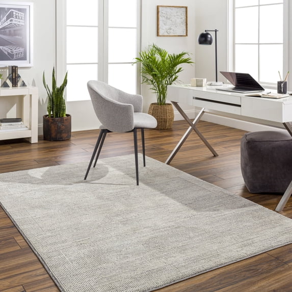 Livabliss Washable Rugs for Living Room, 2x4 Alder Modern Gray Area Rug, Bedroom Dining Room Home Decor Stain Resistant Carpet (1'11" x 3'9")