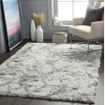 thumbnail image 1 of Livabliss Area Rugs for Living Room, 2x3 Alta Shag Modern Light Gray Rug, Bedroom Dining Room Home Decor Stain Resistant Carpet (2' x 2'11"), 1 of 6